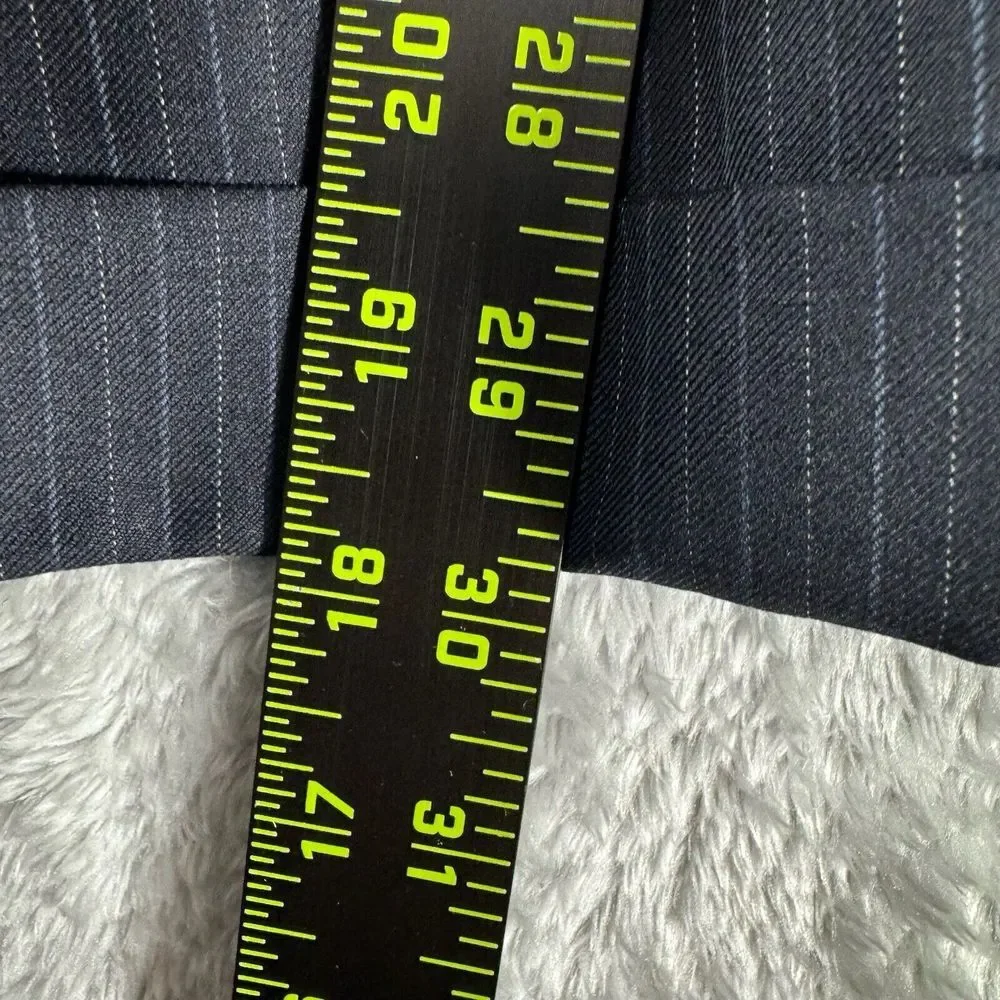 Jos. A. Bank Wool‎ Suit 42L Navy Stripe (Pants Jacket) Office Interview Wedding
